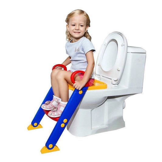 Troninho Infantil com Escada e Assento Redutor para Vaso Sanitário