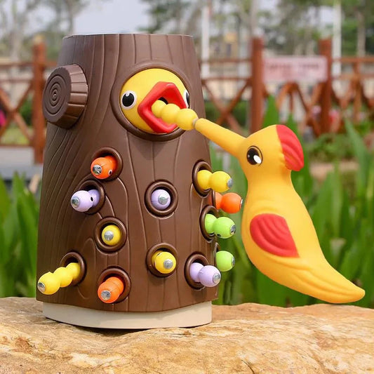 Brinquedos Montessori Kids 2 Anos Jogo Educacional De Alimentação Magnética De Pássaros Para Bebês