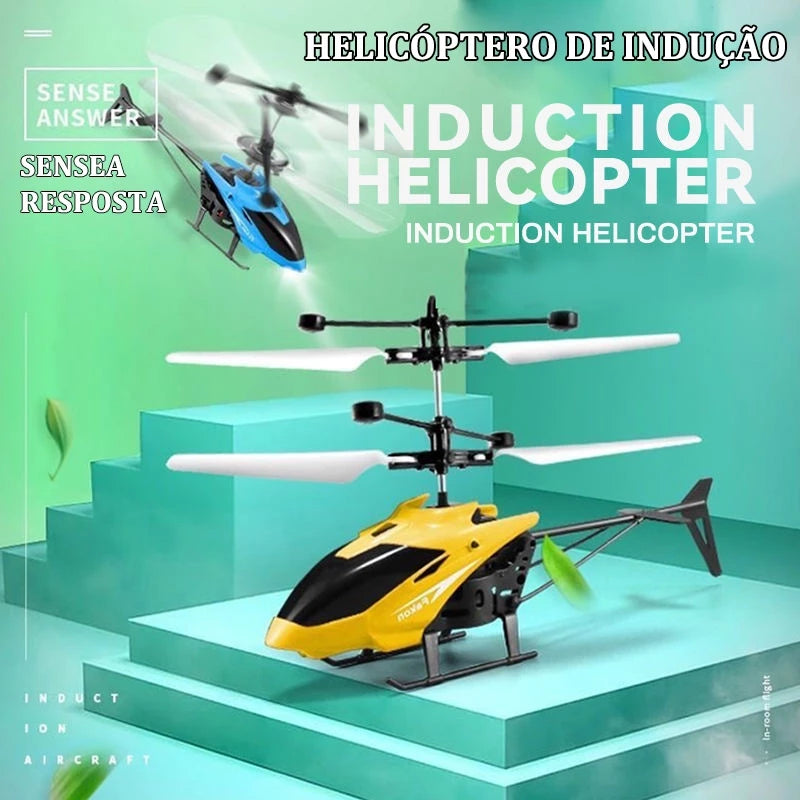 Helicóptero Dual-Modo Two-In-One: Diversão Versátil e Segura para Crianças e Iniciantes em Controle Remoto