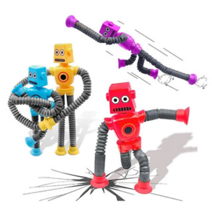 Brinquedo Educativo Robô Telescópico com Ventosa